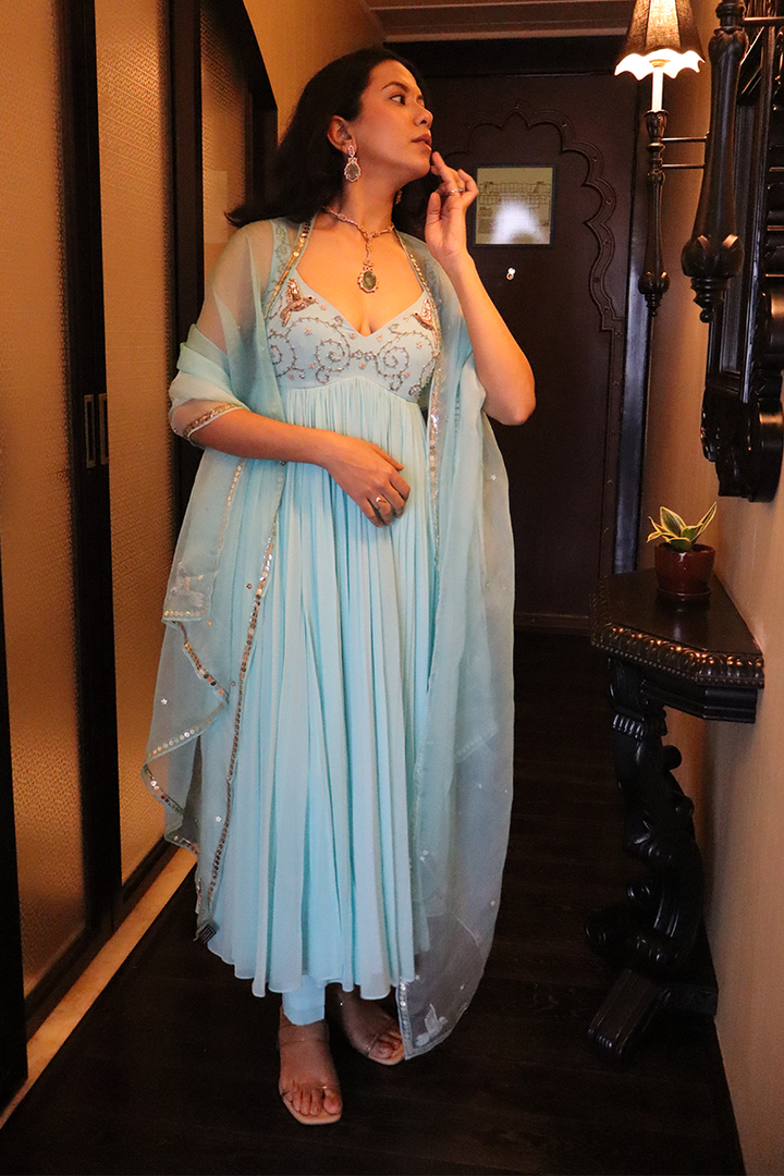 CHIRRAIYA LONG KURTA SET
