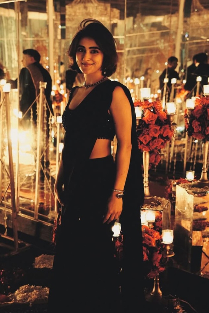 LUNA SWAN PRE-STITCHED SARI SET